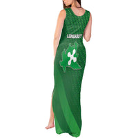 Italy Lombardy Tank Maxi Dress Map With Flag Style - Wonder Print Shop