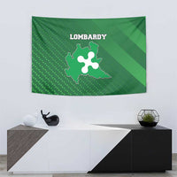 Italy Lombardy Tapestry Map With Flag Style - Wonder Print Shop