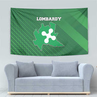 Italy Lombardy Tapestry Map With Flag Style - Wonder Print Shop