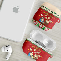 Poland Christmas AirPods Case Polish Pierogi Mascot Nativity Scene - Wonder Print Shop