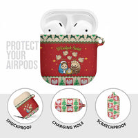 Poland Christmas AirPods Case Polish Pierogi Mascot Nativity Scene - Wonder Print Shop