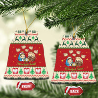 Poland Christmas Ceramic Ornament Polish Pierogi Mascot Nativity Scene - Wonder Print Shop