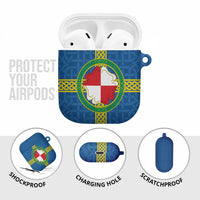 Pembrokeshire Wales AirPods Case Flag And Map Celtic Style - Wonder Print Shop