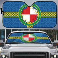 Pembrokeshire Wales Auto Sun Shade Flag And Map Celtic Style - Wonder Print Shop