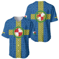 Pembrokeshire Wales Baseball Jersey Flag And Map Celtic Style - Wonder Print Shop