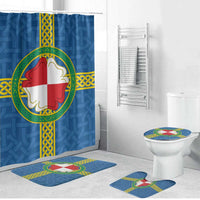 Pembrokeshire Wales Bathroom Set Flag And Map Celtic Style - Wonder Print Shop