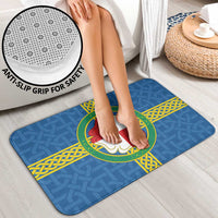 Pembrokeshire Wales Bathroom Set Flag And Map Celtic Style - Wonder Print Shop