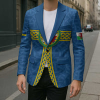 Pembrokeshire Wales Blazer Flag And Map Celtic Style - Wonder Print Shop