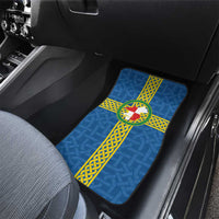 Pembrokeshire Wales Car Mats Flag And Map Celtic Style - Wonder Print Shop