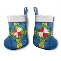 Pembrokeshire Wales Christmas Stocking Flag And Map Celtic Style - Wonder Print Shop