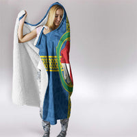 Pembrokeshire Wales Hooded Blanket Flag And Map Celtic Style - Wonder Print Shop