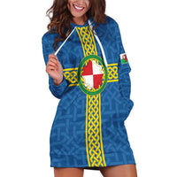 Pembrokeshire Wales Hoodie Dress Flag And Map Celtic Style - Wonder Print Shop