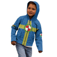 Pembrokeshire Wales Kid Hoodie Flag And Map Celtic Style - Wonder Print Shop