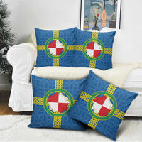 Pembrokeshire Wales Pillow Cover Flag And Map Celtic Style - Wonder Print Shop