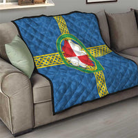 Pembrokeshire Wales Quilt Flag And Map Celtic Style - Wonder Print Shop