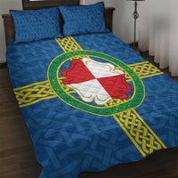Pembrokeshire Wales Quilt Bed Set Flag And Map Celtic Style - Wonder Print Shop
