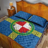 Pembrokeshire Wales Quilt Bed Set Flag And Map Celtic Style - Wonder Print Shop