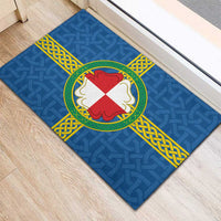 Pembrokeshire Wales Rubber Doormat Flag And Map Celtic Style - Wonder Print Shop