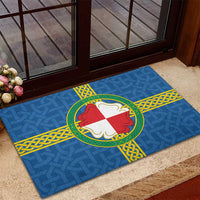 Pembrokeshire Wales Rubber Doormat Flag And Map Celtic Style - Wonder Print Shop