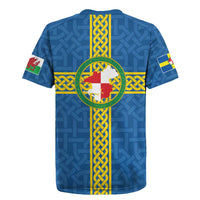 Pembrokeshire Wales Rugby Jersey Flag And Map Celtic Style - Wonder Print Shop