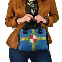 Pembrokeshire Wales Shoulder Handbag Flag And Map Celtic Style - Wonder Print Shop