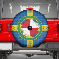 Pembrokeshire Wales Spare Tire Cover Flag And Map Celtic Style - Wonder Print Shop