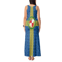 Pembrokeshire Wales Tank Maxi Dress Flag And Map Celtic Style - Wonder Print Shop