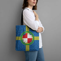 Pembrokeshire Wales Tote Bag Flag And Map Celtic Style - Wonder Print Shop