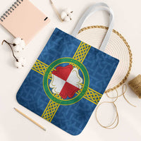 Pembrokeshire Wales Tote Bag Flag And Map Celtic Style - Wonder Print Shop