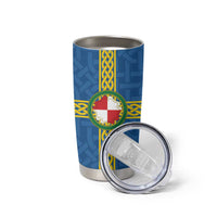 Pembrokeshire Wales Tumbler Cup Flag And Map Celtic Style - Wonder Print Shop