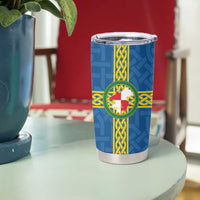 Pembrokeshire Wales Tumbler Cup Flag And Map Celtic Style - Wonder Print Shop