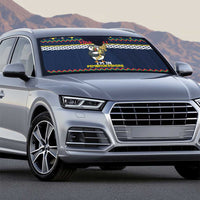 Personalized Pembrokeshire Wales Christmas Auto Sun Shade The Lovespoon Puffin - Wonder Print Shop