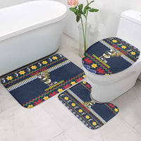 Personalized Pembrokeshire Wales Christmas Bathroom Set The Lovespoon Puffin - Wonder Print Shop