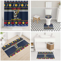 Personalized Pembrokeshire Wales Christmas Bathroom Set The Lovespoon Puffin - Wonder Print Shop
