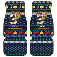 Personalized Pembrokeshire Wales Christmas Car Mats The Lovespoon Puffin - Wonder Print Shop