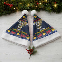 Personalized Pembrokeshire Wales Christmas Santa Hat The Lovespoon Puffin - Wonder Print Shop