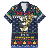 Personalized Pembrokeshire Wales Christmas Family Matching Mermaid Dress and Hawaiian Shirt The Lovespoon Puffin - Wonder Print Shop