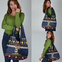 Personalized Pembrokeshire Wales Christmas Grocery Bag The Lovespoon Puffin - Wonder Print Shop