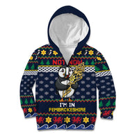 Personalized Pembrokeshire Wales Christmas Kid Hoodie The Lovespoon Puffin - Wonder Print Shop