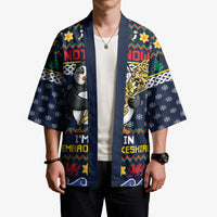 Personalized Pembrokeshire Wales Christmas Kimono The Lovespoon Puffin - Wonder Print Shop