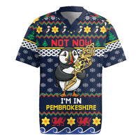 Personalized Pembrokeshire Wales Christmas Rugby Jersey The Lovespoon Puffin - Wonder Print Shop