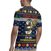 Personalized Pembrokeshire Wales Christmas Rugby Jersey The Lovespoon Puffin - Wonder Print Shop
