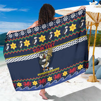Personalized Pembrokeshire Wales Christmas Sarong The Lovespoon Puffin - Wonder Print Shop