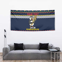 Personalized Pembrokeshire Wales Christmas Tapestry The Lovespoon Puffin - Wonder Print Shop