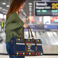 Personalized Pembrokeshire Wales Christmas Travel Bag The Lovespoon Puffin - Wonder Print Shop