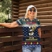 Personalized Pembrokeshire Wales Christmas Women Polo Shirt The Lovespoon Puffin - Wonder Print Shop