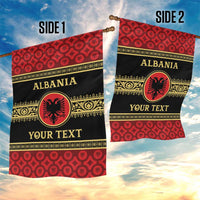 Personalized Albania Eagle Garden Flag Red and Black Heritage - Wonder Print Shop