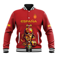 Custom World Football 2026 Spain Baseball Jacket Road To Champions Dream - Wonder Print Shop