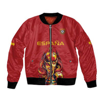 Custom World Football 2026 Spain Bomber Jacket Road To Champions Dream - Wonder Print Shop