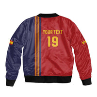 Custom World Football 2026 Spain Bomber Jacket Road To The Champions - Wonder Print Shop